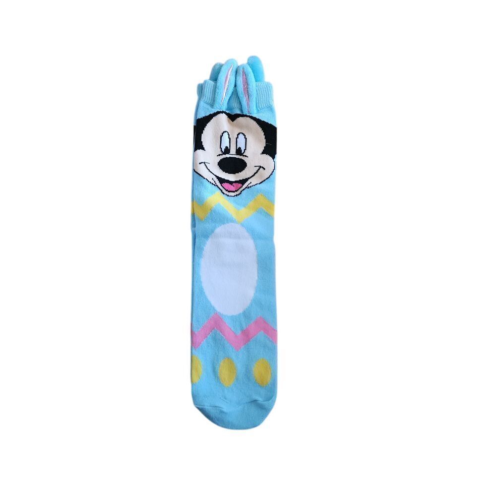 Disney Mickey Mouse Ankle Socks Cute Pastel Pattern Ladies Size‎ 10-13